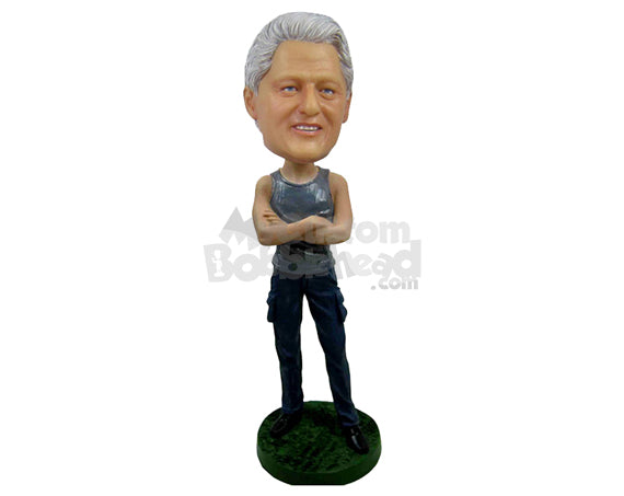Custom Bobblehead Relaxed Pal With Crossed Arms And Cargo Pants - Leisure & Casual Casual Males Personalized Bobblehead & Cake Topper Custom Bobblehead Relaxed Pal With Crossed Arms And Cargo Pants - Leisure & Casual Casual Males Personalized Bobblehead & Cake Topper